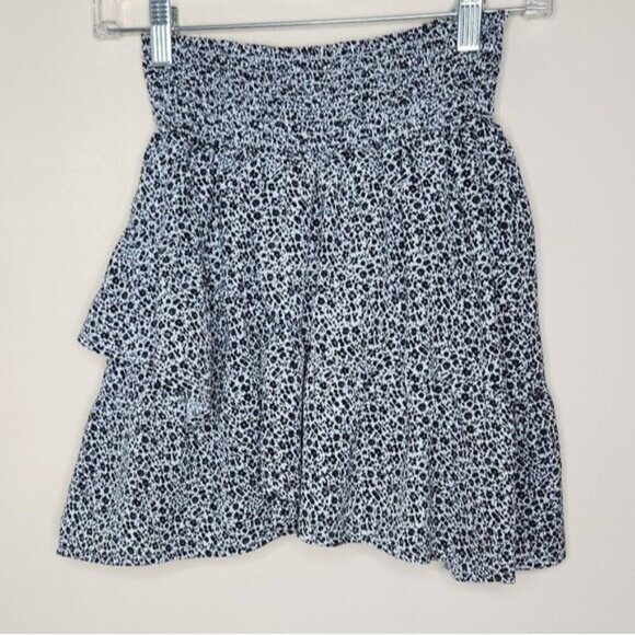 Whiteroom + cactus floral flowy ruffle mini skirt size S - Picture 3 of 4